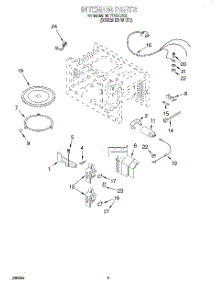 04 - Interior parts for Whirlpool Microwave MT7118XDQ2 from AppliancePartsPros.com