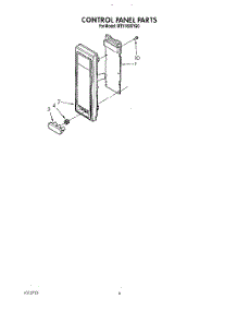 06 - Control Panel parts for Whirlpool Microwave MT9160XYB0 from AppliancePartsPros.com