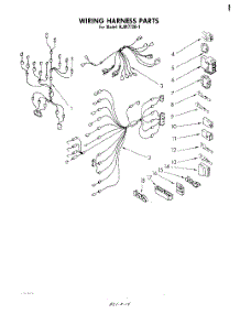 06 - Wiring Harness parts for Whirlpool Microwave RJM77001 from AppliancePartsPros.com