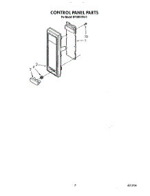 06 - Control Panel parts for Whirlpool Microwave MT6901XW0 from AppliancePartsPros.com
