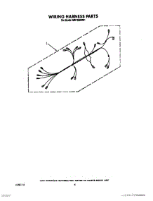 06 - Wiring Harness, Lit / Optional parts for Whirlpool Microwave MS1600XS1 from AppliancePartsPros.com