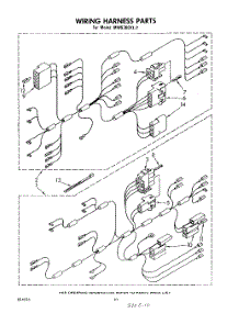 06 - Wiring Harness , Lit / Optional parts for Whirlpool Microwave MW8300XL2 from AppliancePartsPros.com
