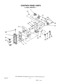 07 - Control Panel parts for Whirlpool Microwave MW8300XL2 from AppliancePartsPros.com