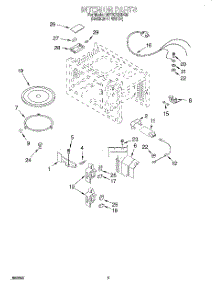 04 - Interior parts for Whirlpool Microwave MT7076XDQ3 from AppliancePartsPros.com