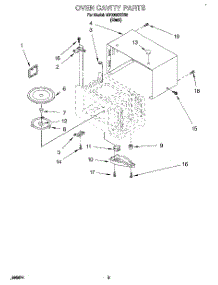 03 - Oven Cavity parts for Whirlpool Microwave MT0061XBB0 from AppliancePartsPros.com