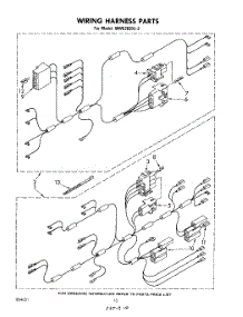 06 - Wiring Harness , Lit / Optional parts for Whirlpool Microwave MW8200XL2 from AppliancePartsPros.com