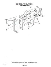 07 - Control Panel parts for Whirlpool Microwave MW8200XL2 from AppliancePartsPros.com