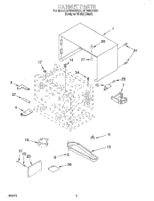 03 - Cabinet, Literature parts for Whirlpool Microwave MT8068SEQ1 from AppliancePartsPros.com