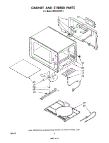 03 - Cabinet And Stirrer parts for Whirlpool Microwave MW352EXP1 from AppliancePartsPros.com