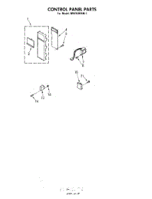 05 - Control Panel , Literature And Optional parts for Whirlpool Microwave MW3500XM1 from AppliancePartsPros.com