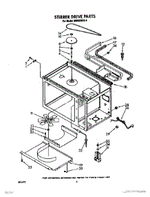 03 - Stirrer Drive, Optional parts for Whirlpool Microwave MW8900XS6 from AppliancePartsPros.com