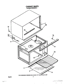 04 - Cabinet parts for Whirlpool Microwave MW8900XS6 from AppliancePartsPros.com
