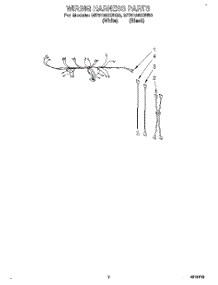 06 - Wiring Harness parts for Whirlpool Microwave MT6120XBB0 from AppliancePartsPros.com