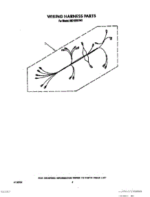 06 - Wiring Harness, Lit / Optional parts for Whirlpool Microwave MS1650XW0 from AppliancePartsPros.com