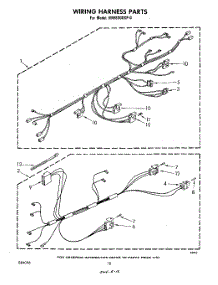 06 - Wiring Harness , Lit / Optional parts for Whirlpool Microwave MW8300XP0 from AppliancePartsPros.com