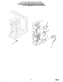 04 - Latch Board parts for Whirlpool Microwave MT2081XBR0 from AppliancePartsPros.com