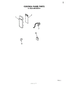 05 - Control Panel, Literature And Optional parts for Whirlpool Microwave MW1500XP0 from AppliancePartsPros.com