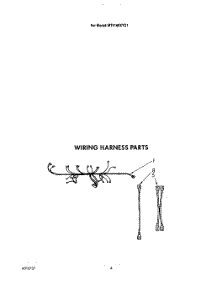 07 - Wiring Harness parts for Whirlpool Microwave MT9160XYQ1 from AppliancePartsPros.com