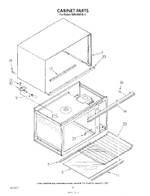 04 - Cabinet parts for Whirlpool Microwave MW8900XS4 from AppliancePartsPros.com