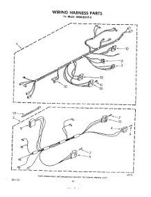 06 - Wiring Harness , Lit / Optional parts for Whirlpool Microwave MW830EXP0 from AppliancePartsPros.com