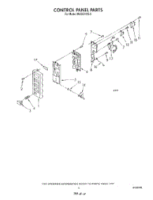 05 - Control Panel parts for Whirlpool Microwave MW3601XS0 from AppliancePartsPros.com