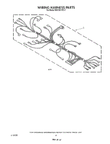 06 - Wiring Harness , Lit / Optional parts for Whirlpool Microwave MW3601XS0 from AppliancePartsPros.com