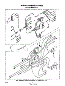 06 - Wiring Harness , Lit / Optional parts for Whirlpool Microwave MW8300XL0 from AppliancePartsPros.com