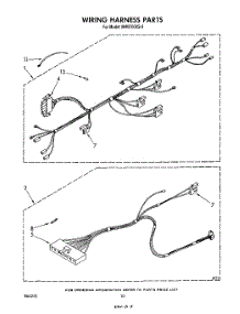 06 - Wiring Harness , Lit / Optional parts for Whirlpool Microwave MW8700XS0 from AppliancePartsPros.com