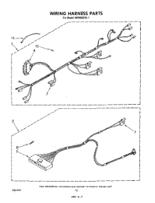 07 - Wiring Harness , Literature And Optional parts for Whirlpool Microwave MW8800XS1 from AppliancePartsPros.com
