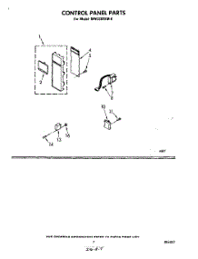 05 - Control Panel, Literature And Optional parts for Whirlpool Microwave MW3500XM0 from AppliancePartsPros.com