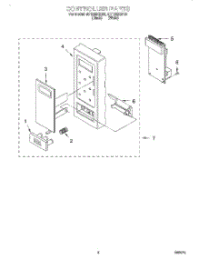 02 - Controller parts for Whirlpool Microwave MT1066XBQ0 from AppliancePartsPros.com