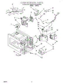 05 - Oven Interior, Literature parts for Whirlpool Microwave MT1066XBQ0 from AppliancePartsPros.com