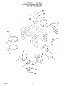 04 - Interior parts for Whirlpool Microwave MT8118XEQ2 from AppliancePartsPros.com