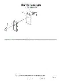 05 - Control Panel , Literature And Optional parts for Whirlpool Microwave MW3000XP0 from AppliancePartsPros.com
