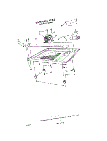 05 - Base Plate parts for Whirlpool Microwave MT1850XW0 from AppliancePartsPros.com