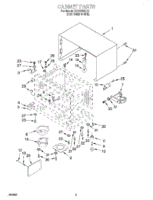 03 - Cabinet, Literature parts for Whirlpool Microwave MT7078XDQ3 from AppliancePartsPros.com