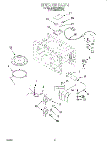 04 - Interior parts for Whirlpool Microwave MT7078XDQ3 from AppliancePartsPros.com