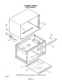 04 - Cabinet parts for Whirlpool Microwave MW8800XS4 from AppliancePartsPros.com