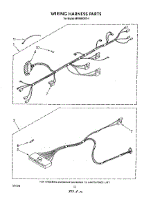 07 - Wiring Harness , Literature And Optional parts for Whirlpool Microwave MW8800XS4 from AppliancePartsPros.com