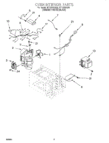 05 - Oven Interior, Literature parts for Whirlpool Microwave MT1078SGQ0 from AppliancePartsPros.com