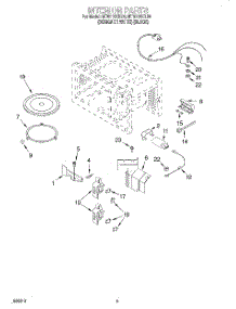 04 - Interior parts for Whirlpool Microwave MT8116XEB0 from AppliancePartsPros.com