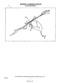 06 - Wiring Harness , Lit / Optional parts for Whirlpool Microwave MW1200XW0 from AppliancePartsPros.com