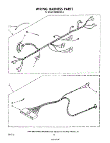 06 - Wiring Harness , Lit / Optional parts for Whirlpool Microwave MW8800XS0 from AppliancePartsPros.com