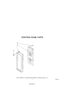 05 - Control Panel parts for Whirlpool Microwave MW8800XS2 from AppliancePartsPros.com