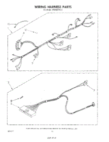 07 - Wiring Harness , Literature And Optional parts for Whirlpool Microwave MW8800XS2 from AppliancePartsPros.com
