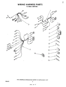 06 - Wiring Harness parts for Whirlpool Microwave RJM71001 from AppliancePartsPros.com