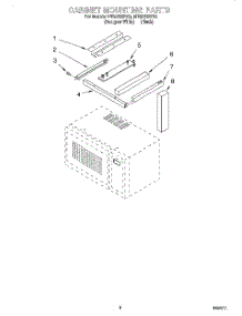 06 - Cabinet Mounting parts for Whirlpool Microwave MT8068SEQ0 from AppliancePartsPros.com