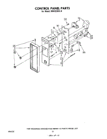 07 - Control Panel parts for Whirlpool Microwave MW8200XL0 from AppliancePartsPros.com