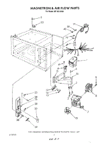 04 - Magnetron And Air Flow , Lit / Optional parts for Whirlpool Microwave MT1851XW0 from AppliancePartsPros.com