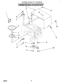 03 - Oven Cavity parts for Whirlpool Microwave MT1061XBQ0 from AppliancePartsPros.com